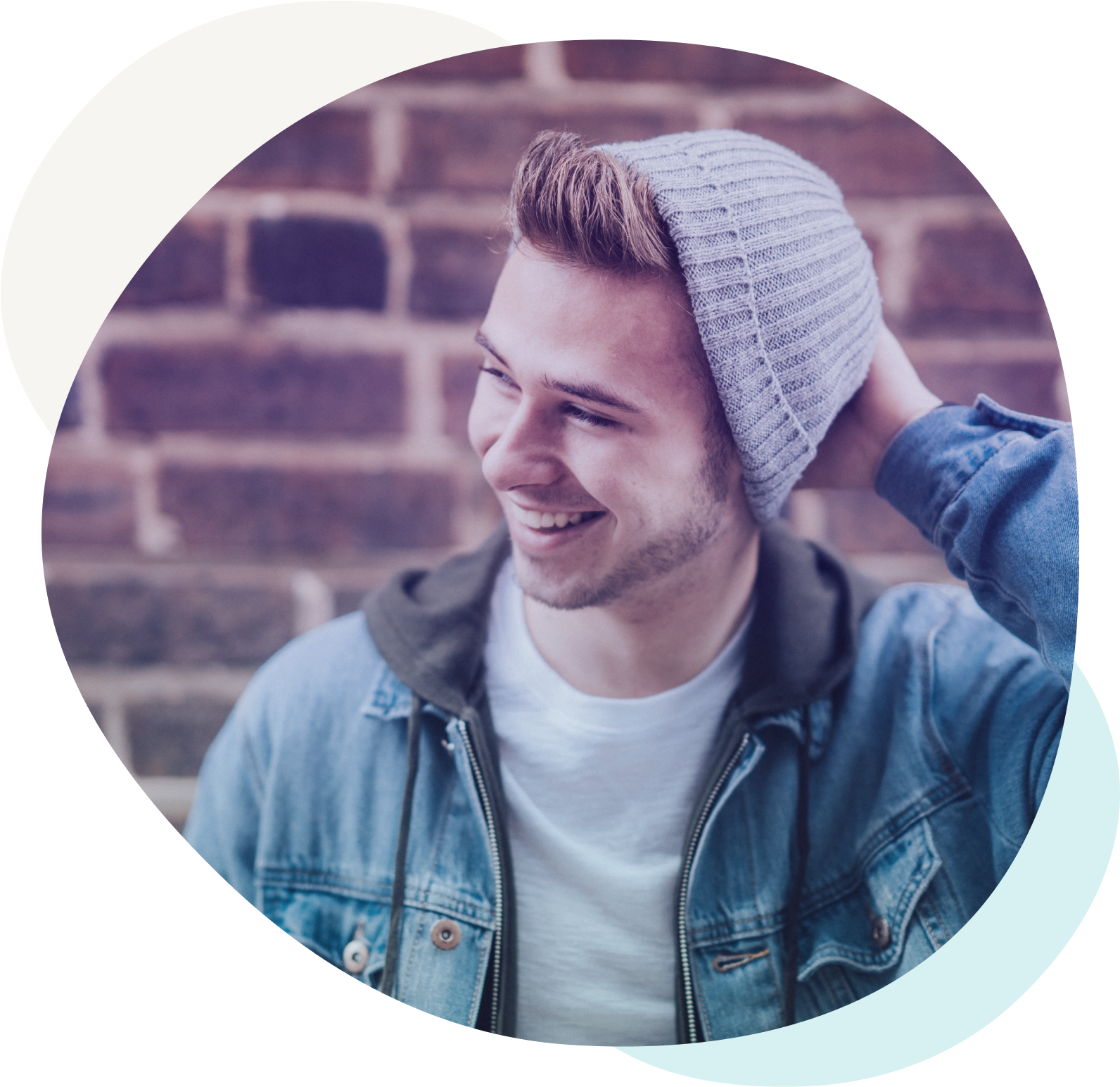 Man smiling